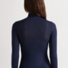 Top ultraleggero con collo alto in modal e cashmere Top ultraleggero con collo alto in modal e cashmere