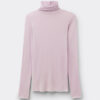 Top ultraleggero con collo alto in modal e cashmere Top ultraleggero con collo alto in modal e cashmere