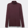 Top ultraleggero con collo alto in modal e cashmere Top ultraleggero con collo alto in modal e cashmere