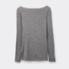 Top ultraleggero in modal e cashmere con scollo a barchetta Top ultraleggero in modal e cashmere con scollo a barchetta